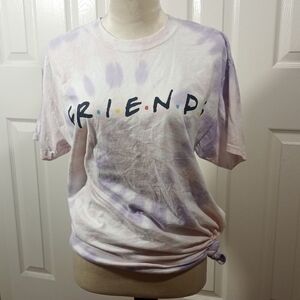 Friends Graphic Short Sleeve Tee Shirt Tie Dye NWT Size 1x